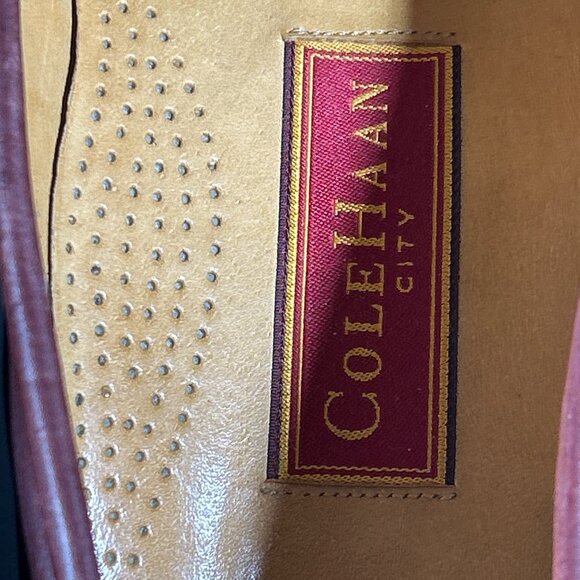 Cole Haan City Mens Size 9 M Leather Dress Shoes Loafers Pinch Penny Brown Work - Picture 10 of 10